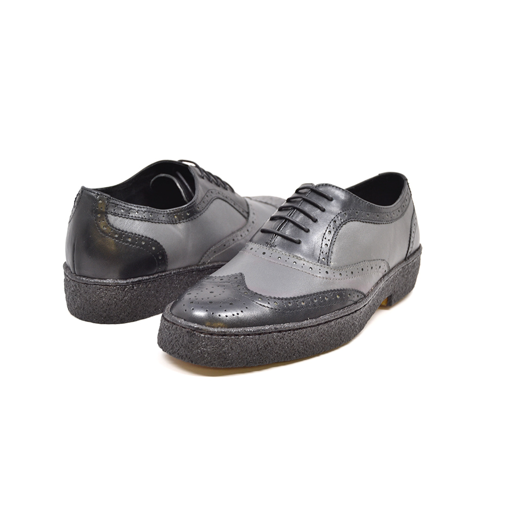 grey wingtip shoes