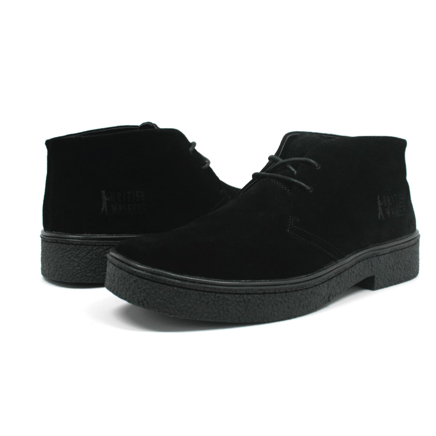 black suede chukka boots
