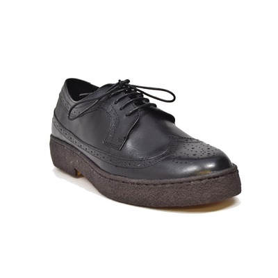 British Collection Wingtips lowcut Black Leather [3200-01] - $185.00 ...